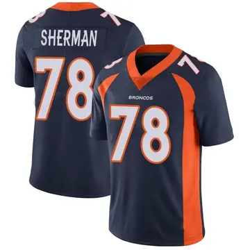 Youth Denver Broncos Will Sherman Navy Limited Vapor Untouchable Jersey By Nike