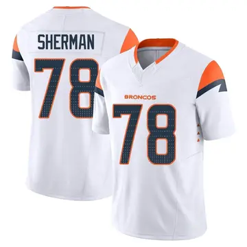 Youth Denver Broncos Will Sherman White Limited Vapor F.U.S.E. Jersey By Nike