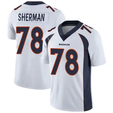 Youth Denver Broncos Will Sherman White Limited Vapor Untouchable Jersey By Nike