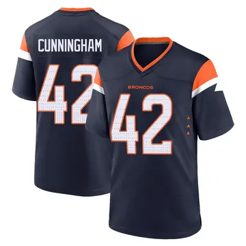 Youth Denver Broncos Zach Cunningham Navy Game Alternate Jersey By Nike