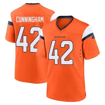 Youth Denver Broncos Zach Cunningham Orange Game Jersey By Nike