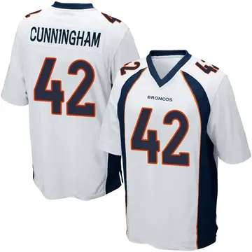 Youth Denver Broncos Zach Cunningham White Game Jersey By Nike